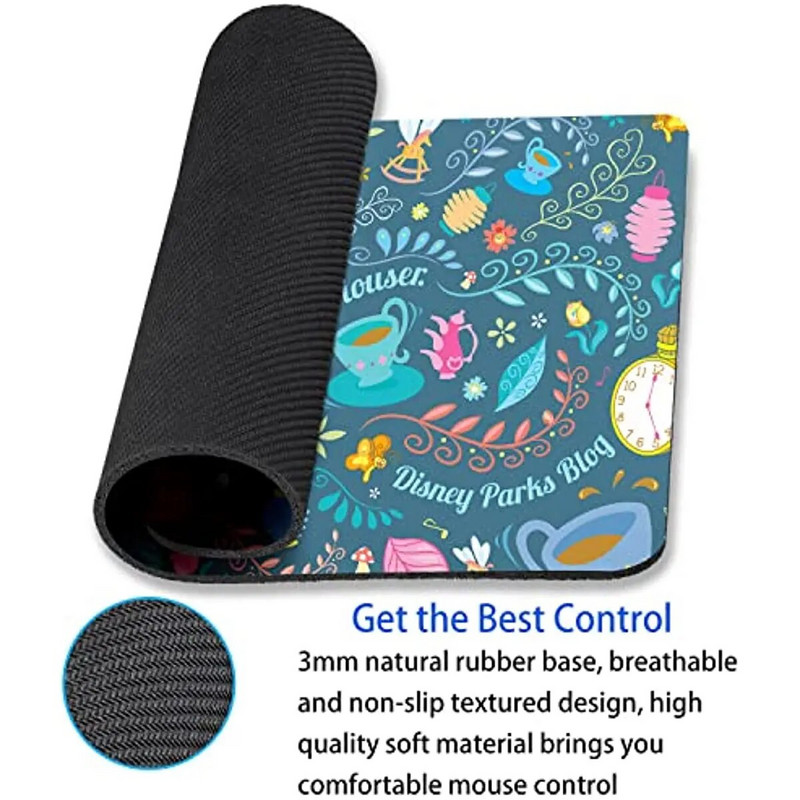 Bērnu krūzes peles paliktnis datora peles paliktnis ar personalizēta dizaina biroja neslīdošu gumijas peles paklājiņu 9,5 x 7,9 collas