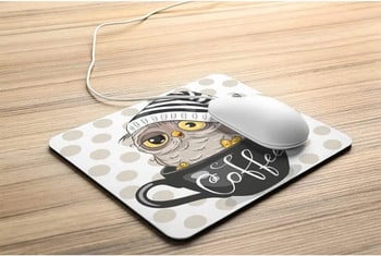 Χαριτωμένα Cartoon Mouse Pads Καφέ κουκκίδες Αξεσουάρ Μοντέρνο Mouse Pad Εξατομικευμένο ποντίκι Mousepad Διακόσμηση καμπίνας 9,5\