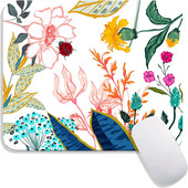 Skaisti ziedu, ziedu peles paliktņi, personalizēti augstākās kvalitātes peles paliktņi, neslīdoši gumijas pamatnes datora peles paliktņi 9,7 x 7,9 collas