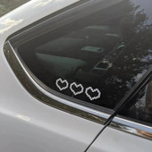 Mosaic Heart Love Auto uzlīmes automašīnas logu dekoram Ūdensizturīga sirds uzlīme automašīnai / klēpjdatoram / logam / motocikla vinila uzlīme