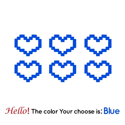 Mosaic Heart Love Auto uzlīmes automašīnas logu dekoram Ūdensizturīga sirds uzlīme automašīnai / klēpjdatoram / logam / motocikla vinila uzlīme