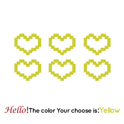 Mosaic Heart Love Auto uzlīmes automašīnas logu dekoram Ūdensizturīga sirds uzlīme automašīnai / klēpjdatoram / logam / motocikla vinila uzlīme