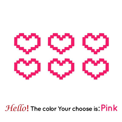 Mosaic Heart Love Auto uzlīmes automašīnas logu dekoram Ūdensizturīga sirds uzlīme automašīnai / klēpjdatoram / logam / motocikla vinila uzlīme