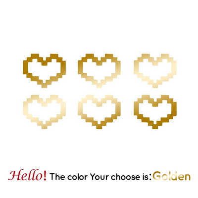 Mosaic Heart Love Auto uzlīmes automašīnas logu dekoram Ūdensizturīga sirds uzlīme automašīnai / klēpjdatoram / logam / motocikla vinila uzlīme