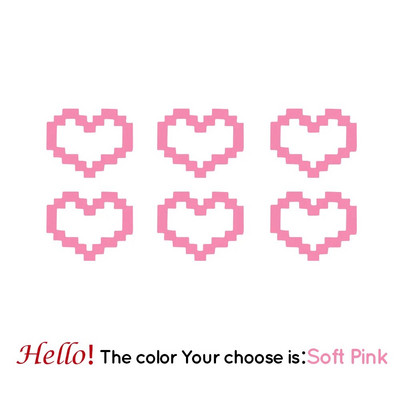 Mosaic Heart Love Auto uzlīmes automašīnas logu dekoram Ūdensizturīga sirds uzlīme automašīnai / klēpjdatoram / logam / motocikla vinila uzlīme