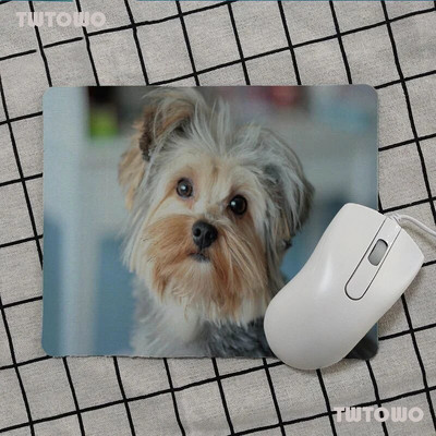 Yorkshire Terrier Dog Puppy Small Mouse Pad PC Υπολογιστής Mat Λαστιχένιο PC Υπολογιστής Gaming Mouse Pad Anime Mousepads Desk Pad