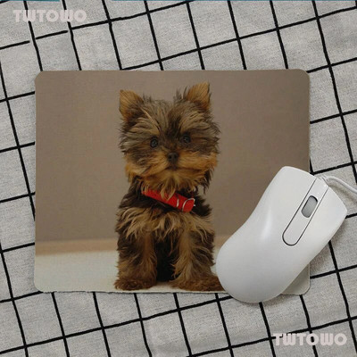 Yorkshire Terrier Dog Puppy Small Mouse Pad PC Υπολογιστής Mat Λαστιχένιο PC Υπολογιστής Gaming Mouse Pad Anime Mousepads Desk Pad