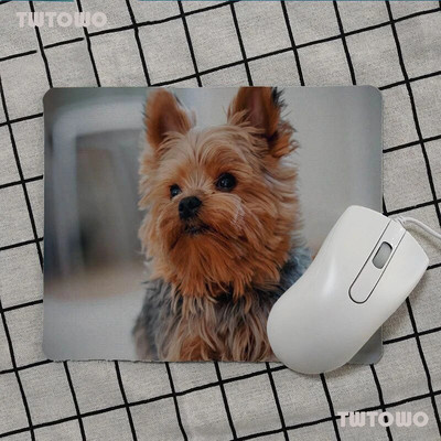 Yorkshire Terrier Dog Puppy Small Mouse Pad PC Υπολογιστής Mat Λαστιχένιο PC Υπολογιστής Gaming Mouse Pad Anime Mousepads Desk Pad