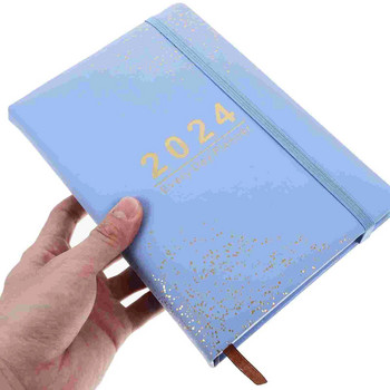 Πρόγραμμα βιβλίων ατζέντας 2024 Σημειωματάρια Ημερήσιος προγραμματιστής Μηνιαίο σημειωματάριο Φοιτητές Ετήσιοι διαιρέτες