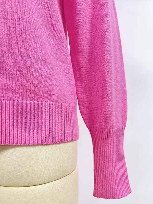 Fitshinling korejiešu modes sieviešu džemperis džemperis Trikotāžas volāni Topi Ziemas apģērbs 2023 Jauni Puloveri Džemperi Pull Jauns