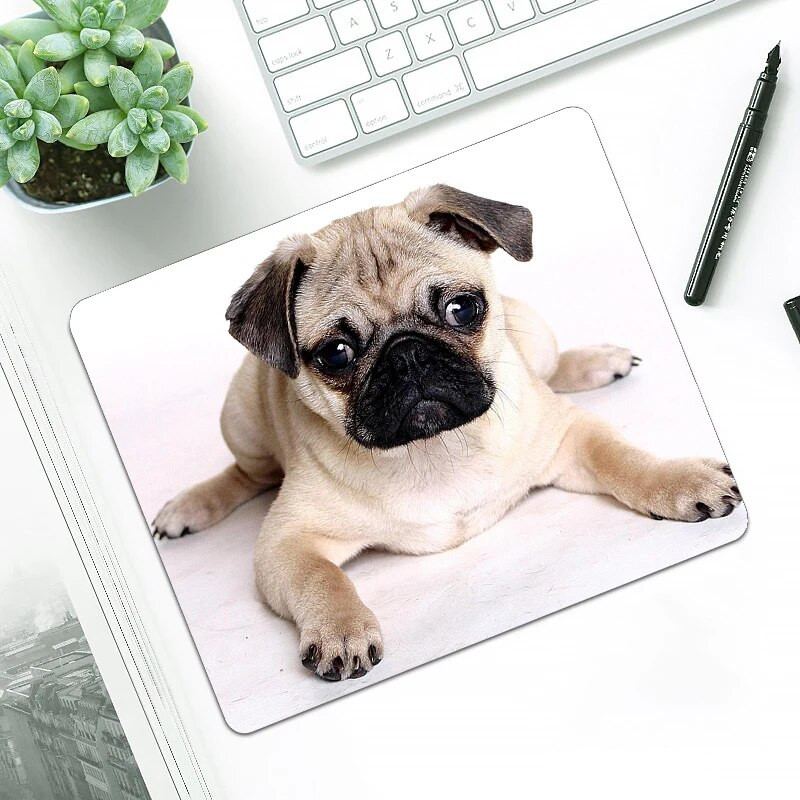 Jauki mopšu suņi, peles paliktnis dators Kepboard galda paliktnis klēpjdatora peles galda paklājiņš biroja kancelejas piederumu piederumi