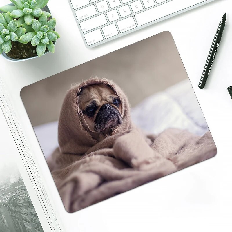 Jauki mopšu suņi, peles paliktnis dators Kepboard galda paliktnis klēpjdatora peles galda paklājiņš biroja kancelejas piederumu piederumi