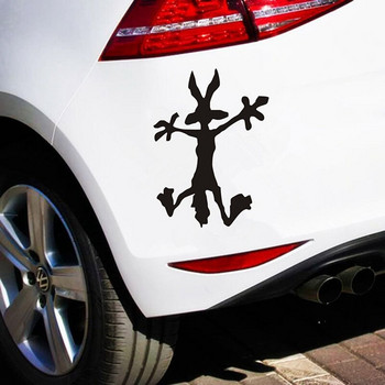 Стикер за украса на багажника на задната броня на автомобилния прозорец на автомобила Винилова карикатура Забавен стикер Стилен стил на автомобила Аксесоари за външна тапицерия