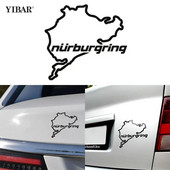 Car Styling Racing Road Racing Nirburgring Radošās modes logu uzlīmes
