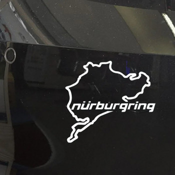 Δημιουργικά αυτοκόλλητα για το παράθυρο μόδας στο Nurburgring Racing Road Racing