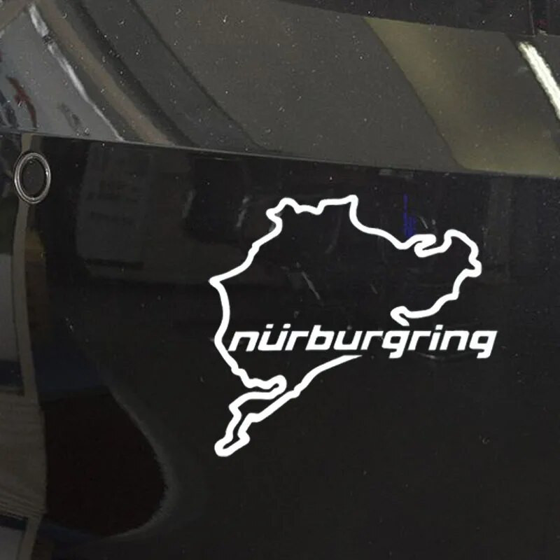 Car Styling Racing Road Racing Nirburgring Radošās modes logu uzlīmes