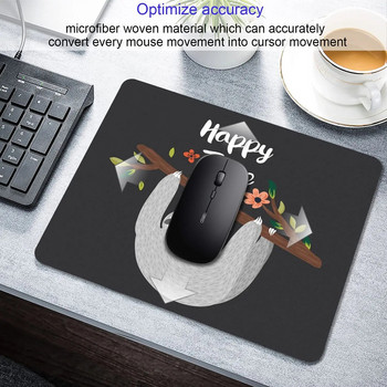 Χαριτωμένο Sloth Mousepad Υπολογιστή για ποντίκι με εξατομικευμένη σχεδίαση αντιολισθητικό ελαστικό στρώμα ποντικιού γραφείου 9,5X7,9 ιντσών