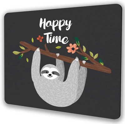 Aranyos lomha egérpad számítógépes egérpad személyre szabott tervezésű irodai csúszásmentes gumi egéralátéttel, 9,5 x 7,9 hüvelykes