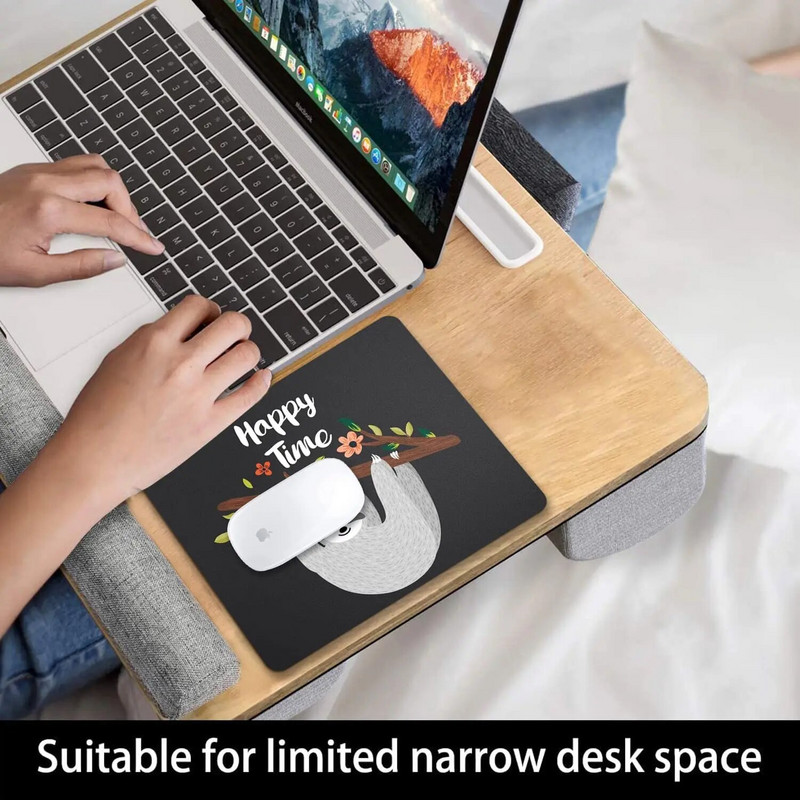 Aranyos lomha egérpad számítógépes egérpad személyre szabott tervezésű irodai csúszásmentes gumi egéralátéttel, 9,5 x 7,9 hüvelykes