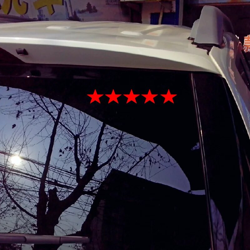 Atstarojoša automašīnas uzlīme 100% Pieczvaigžņu Dekorat Uzlīmes Vinila vāks Skrāpējumi Ūdensizturīgs Motocikls Drop Shipping 20cmx3cm