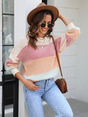 Fitshinling kontrastējošas krāsas džemperi sievietēm 2023. gada topi, trikotāžas, korejiešu modes jauni džemperi, sieviešu džemperi, tievi džemperi