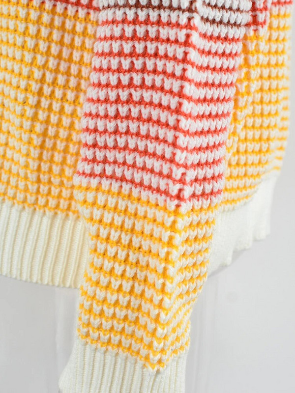 Fitshinling kontrastējošas krāsas džemperi sievietēm 2023. gada topi, trikotāžas, korejiešu modes jauni džemperi, sieviešu džemperi, tievi džemperi