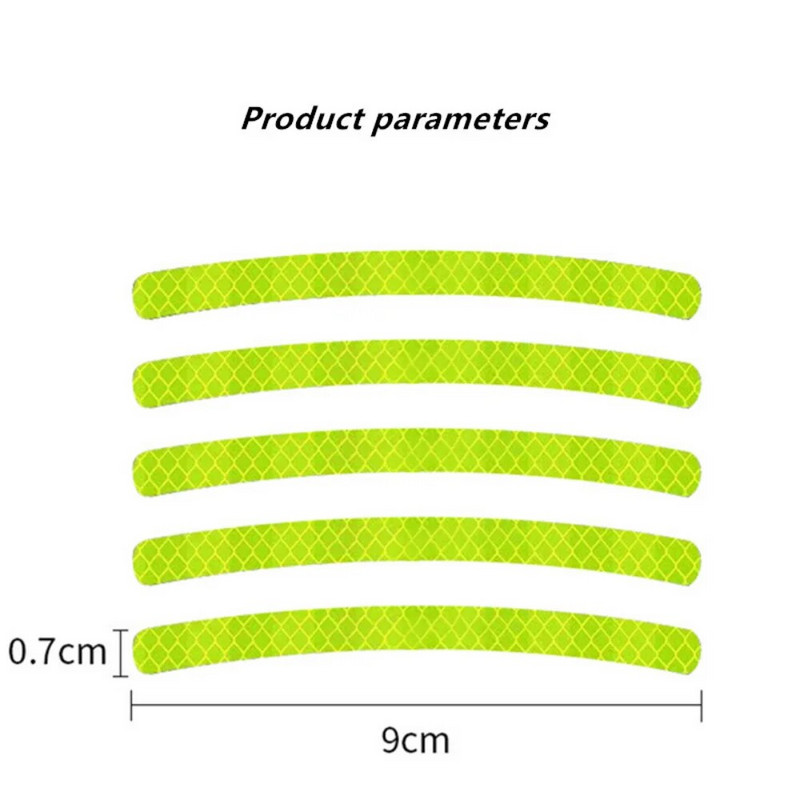 Autoratta rummu helkurribad Ukse ohutu avamise hoiatuskleebis Auto tagumine hoiatus helkurteip Autotarvikud
