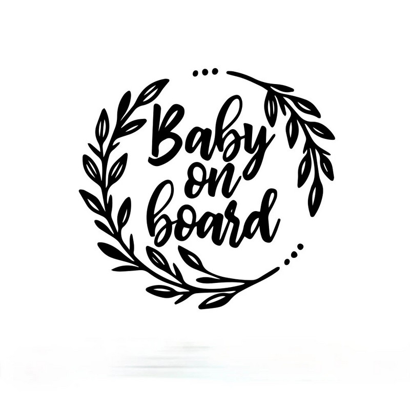 Automašīnu uzlīmes Bezmaksas piegāde Baby on board Cenu uzlīmes USSr Smieklīgi krāsaini bērnu rāmji Auto automašīnu uzlīmes PVC, 12cm*12cm