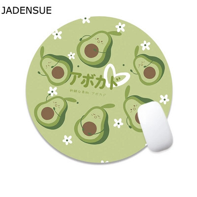 Kawaii rakstāmgalda paklājiņi datora tastatūra klēpjdatora peles paklājiņš 22x22cm jauks peles paliktnis galda paliktnis apaļš biroja aksesuāri mājas dekorēšanai