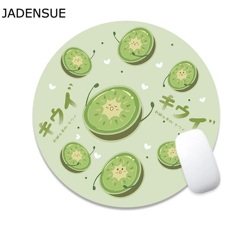 Kawaii rakstāmgalda paklājiņi datora tastatūra klēpjdatora peles paklājiņš 22x22cm jauks peles paliktnis galda paliktnis apaļš biroja aksesuāri mājas dekorēšanai