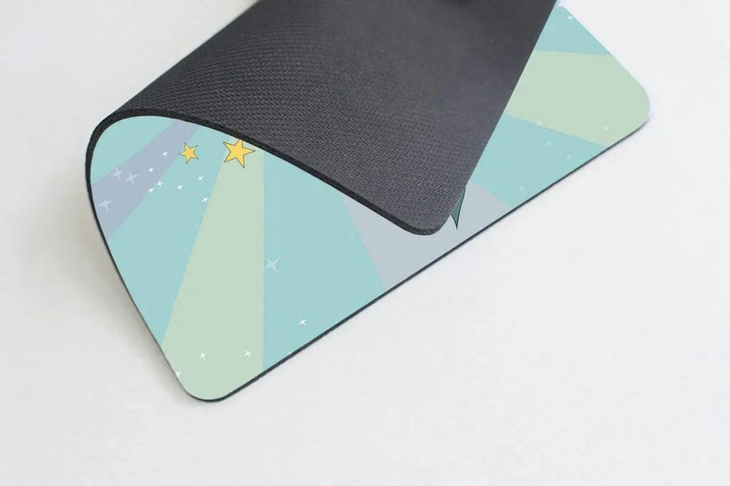 Mermaid Mouse Pad Custom Fun Magic Cat un Mermaid Mouse Pad Neslīdošs gumijas spēļu peles paliktnis datoram