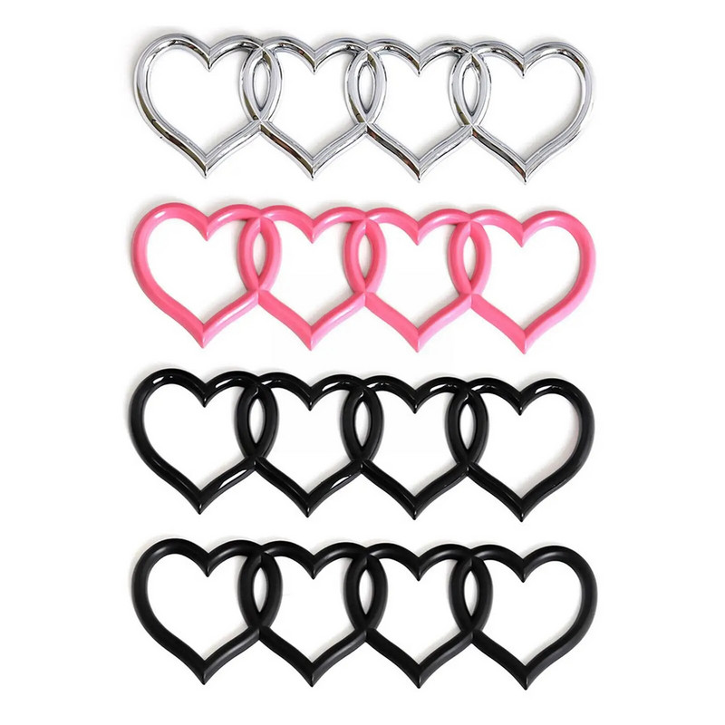 Jaunas automašīnas uzlīmes mīlestības sirds logotips aizmugurējā bagāžnieka astes etiķetes nozīmītes emblēmas uzlīme Audi rezerves automašīnu piederumiem V4M3