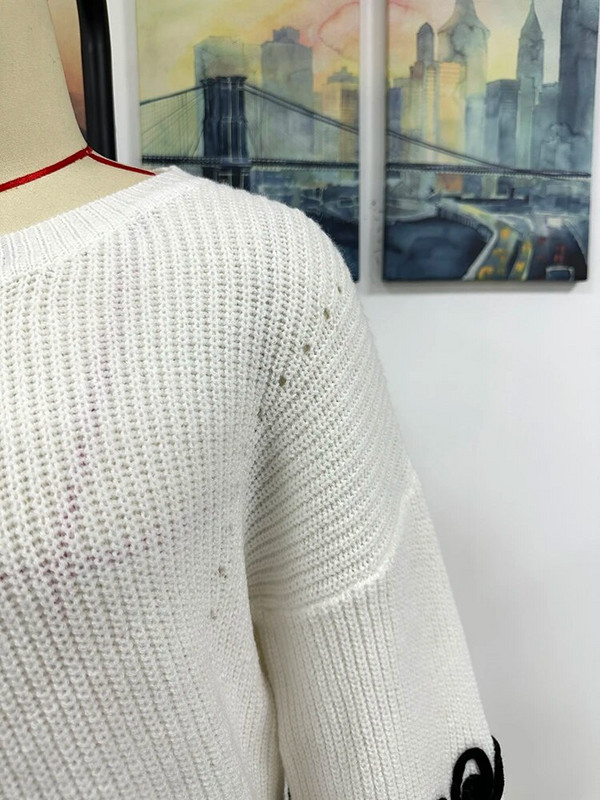 Fitshinling Vintage Μόδα Γυναικεία Πουλόβερ 2023 Πλεκτά Πουλόβερ Χειμερινά μπλουζάκια Γυναικεία πλεκτά πουλόβερ Γυναικεία πλεκτά μπλουζάκια καθημερινά Νέα