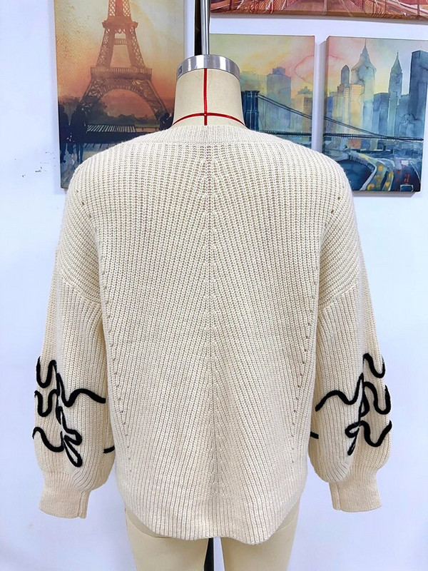 Fitshinling Vintage Μόδα Γυναικεία Πουλόβερ 2023 Πλεκτά Πουλόβερ Χειμερινά μπλουζάκια Γυναικεία πλεκτά πουλόβερ Γυναικεία πλεκτά μπλουζάκια καθημερινά Νέα