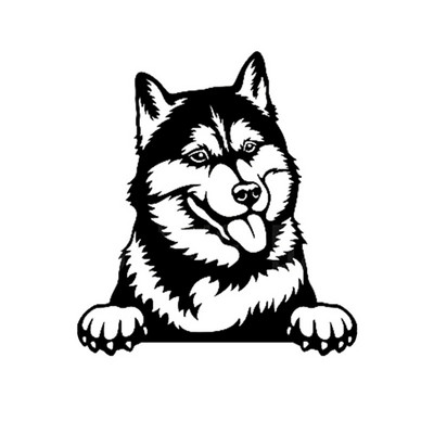 Naljepnice za dodatnu opremu automobila Smiješni pas s imenom Naljepnica za automobile Psi kućni ljubimci Životinje Vinilna naljepnica za prijenosno računalo za Apple MacBook Pro/Air Dekoracija