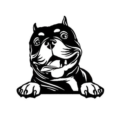 Naljepnice za dodatnu opremu automobila Smiješni pas s imenom Naljepnica za automobile Psi kućni ljubimci Životinje Vinilna naljepnica za prijenosno računalo za Apple MacBook Pro/Air Dekoracija