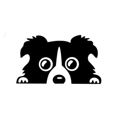 Naljepnice za dodatnu opremu automobila Smiješni pas s imenom Naljepnica za automobile Psi kućni ljubimci Životinje Vinilna naljepnica za prijenosno računalo za Apple MacBook Pro/Air Dekoracija