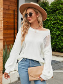 Fitshinling Hollow Out Σέξι πουλόβερ Γυναικεία Ρούχα Χειμερινά Μακρυμάνικα Κορυφαία Πλεκτά Μόδα Slim πουλόβερ Τζέρσεϊ 2023