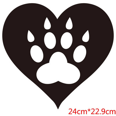 Suņu ķepu ielāpi apģērbam Siltuma pārneses uzlīmes apģērbiem DIY Graphic Perches Termoadhesivos Para Ropa Clorhing uzlīmes