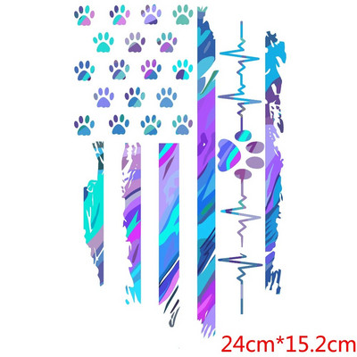 Suņu ķepu ielāpi apģērbam Siltuma pārneses uzlīmes apģērbiem DIY Graphic Perches Termoadhesivos Para Ropa Clorhing uzlīmes