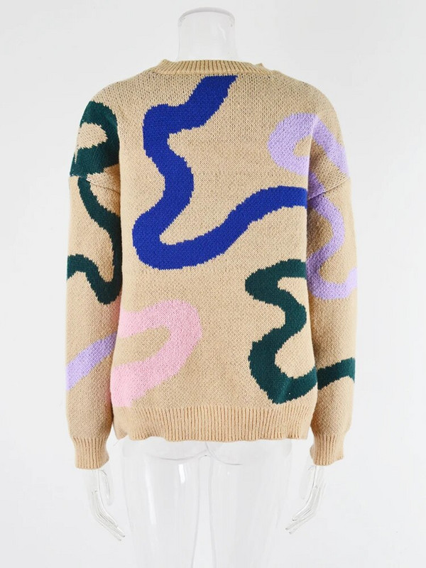 Fitshinling Vintage Džemperis Ziemas Apģērbs Sieviešu Modes Jaunums Puloveri Adījumi ar garām piedurknēm Top Džemperis Trikotāžas krekliņi 2023