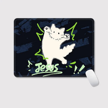 1 бр. Карикатура Котка Куче Удебелена подложка за мишка Gaming Keyboard Mouse Mats For Laptop Notebook Gamer Pad Противоплъзгаща се гумена подложка за бюро Подложки