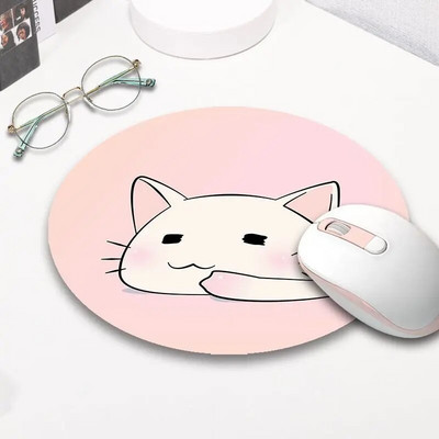 Kawaii rakstāmgalda aksesuāri Jauki multfilmu peles paliktņi kaķim Mause paliktņi biezs peles paklājiņš Pretslīdes galddatori galda paliktnis