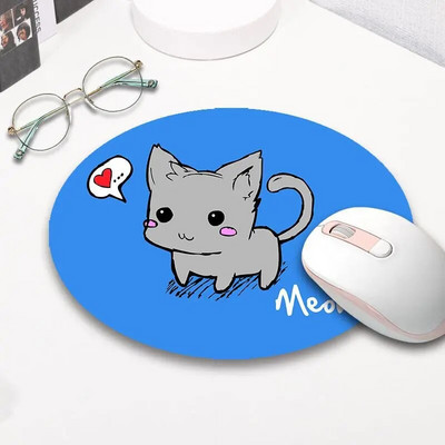 Kawaii rakstāmgalda aksesuāri Jauki multfilmu peles paliktņi kaķim Mause paliktņi biezs peles paklājiņš Pretslīdes galddatori galda paliktnis