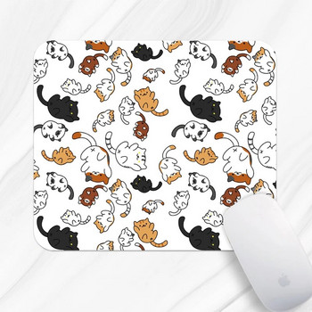 Υπέροχο kawaii Cute Little Cat Rubber Mouse Pad Επιτραπέζια πατάκια Αντιολισθητικά Αδιάβροχα Διακοσμητικά Γραφείου Κύπελλο Ματ Αντιολισθητικό για Κορίτσια Αγόρια