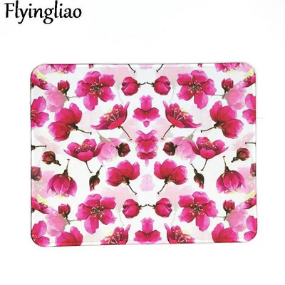 Purple Flower Nordic Style peles paliktnis spēlēm klēpjdatora datora galda paklājiņš Peļu paliktnis Rokas balsti Galda paklājiņš Biroja rakstāmgalda piederumi