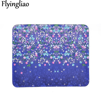 Purple Flower Nordic Style peles paliktnis spēlēm klēpjdatora datora galda paklājiņš Peļu paliktnis Rokas balsti Galda paklājiņš Biroja rakstāmgalda piederumi
