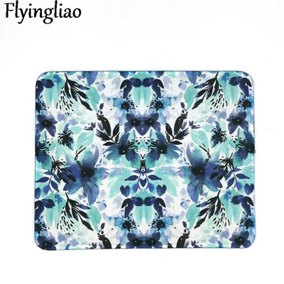 Purple Flower Nordic Style peles paliktnis spēlēm klēpjdatora datora galda paklājiņš Peļu paliktnis Rokas balsti Galda paklājiņš Biroja rakstāmgalda piederumi