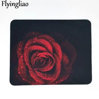 Purple Flower Nordic Style peles paliktnis spēlēm klēpjdatora datora galda paklājiņš Peļu paliktnis Rokas balsti Galda paklājiņš Biroja rakstāmgalda piederumi