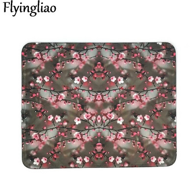 Purple Flower Nordic Style peles paliktnis spēlēm klēpjdatora datora galda paklājiņš Peļu paliktnis Rokas balsti Galda paklājiņš Biroja rakstāmgalda piederumi
